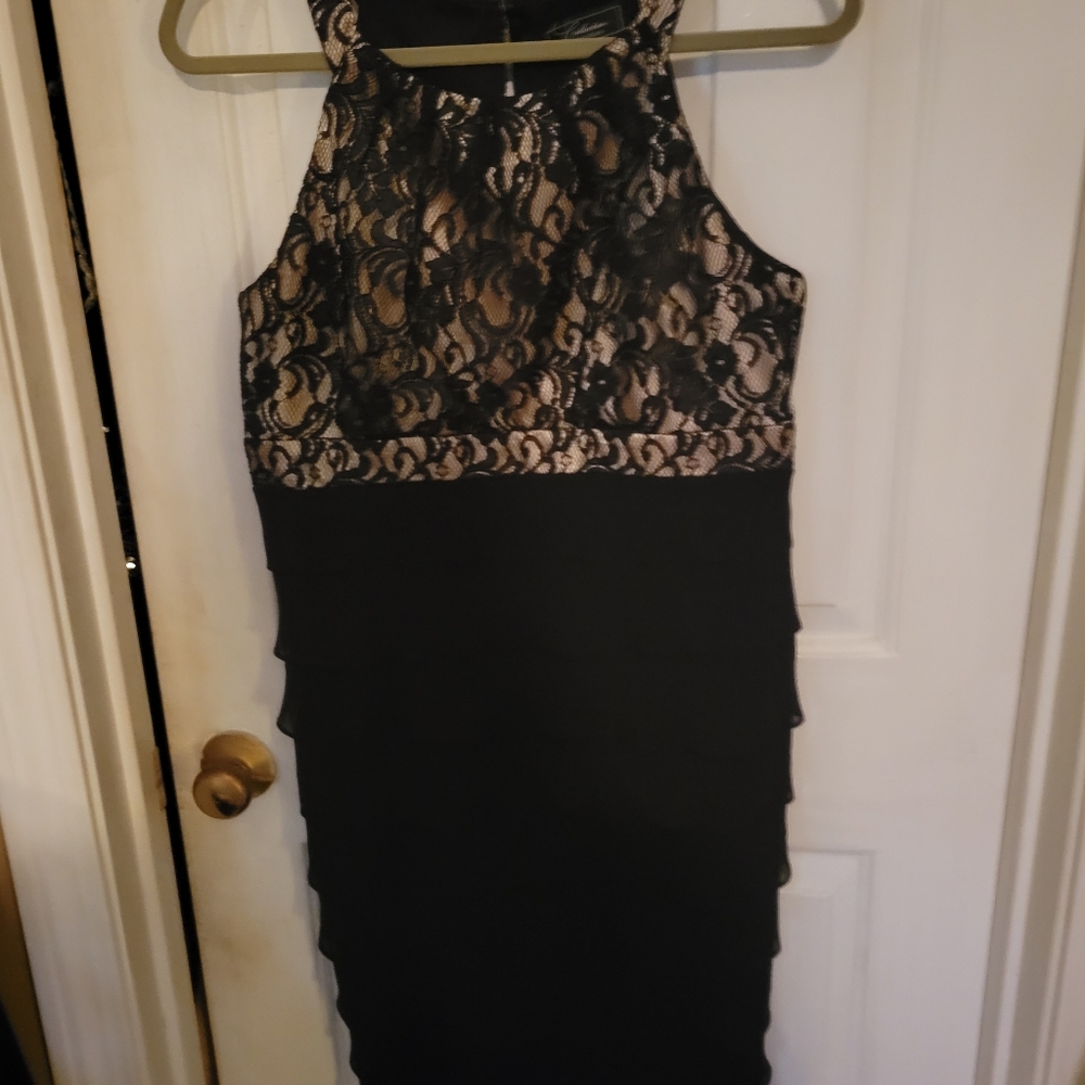 BLACK & LACE DRESS - Picture 3 of 3